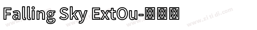 Falling Sky ExtOu字体转换
